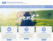 Tablet Screenshot of amintl.org